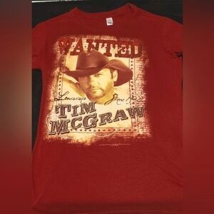 Tim McGraw **WANTED** (Fitted Tee) Y2K 2000s Tour T Shirt...